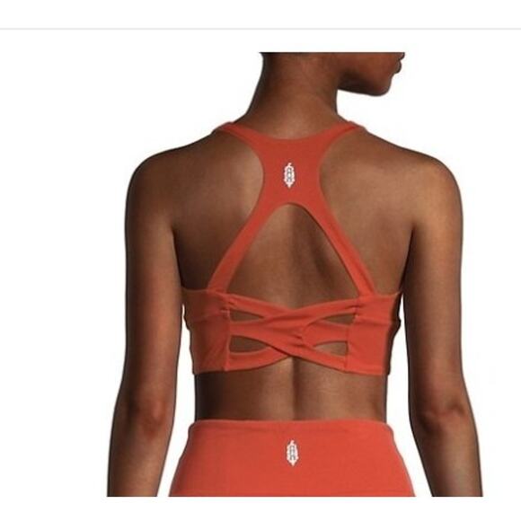 Free People Movement Sports Bra Women X Small Brown Freeform Brami OB1192056 - Picture 3 of 8